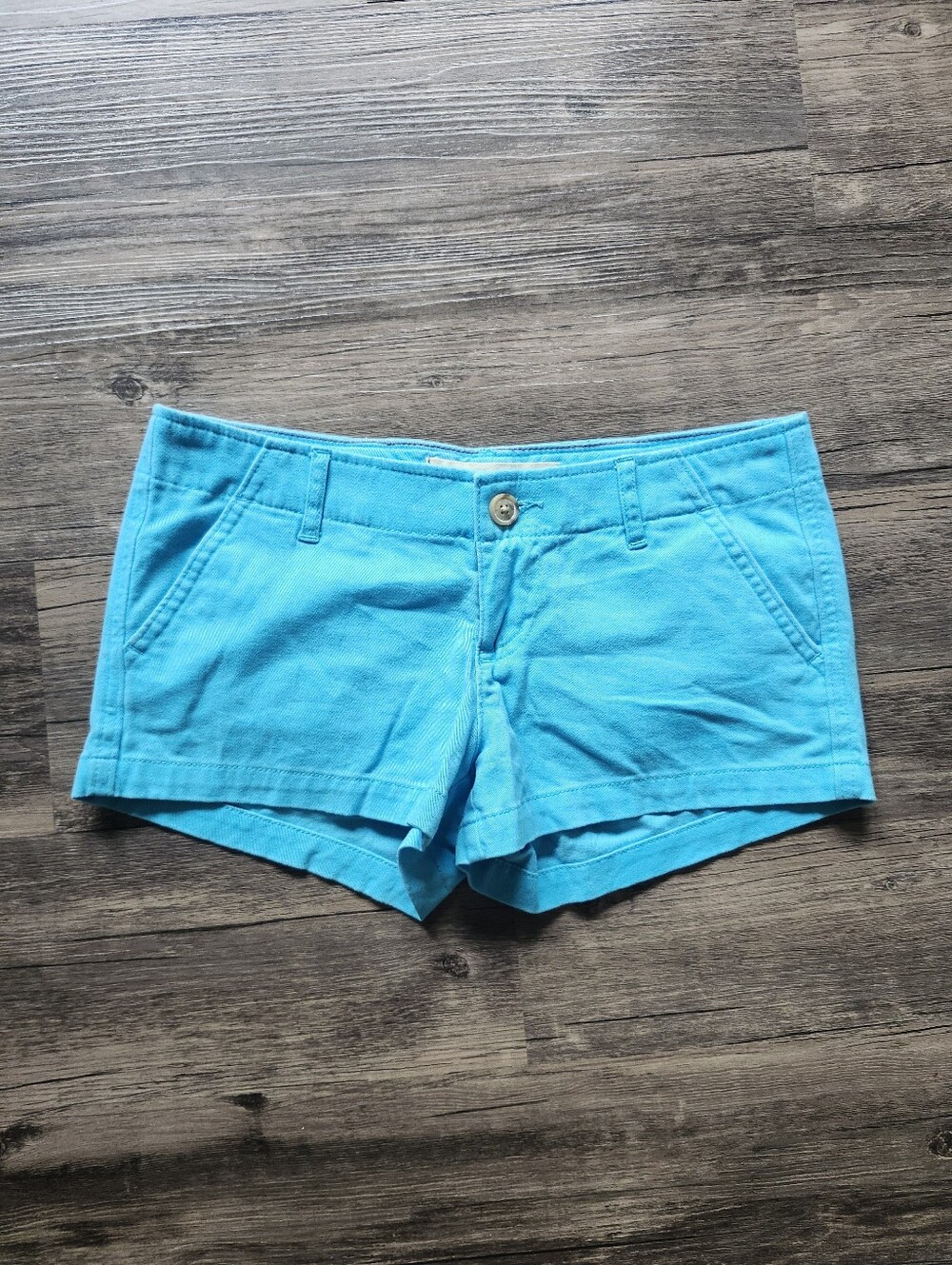 Hollister Blue Micro Shorts